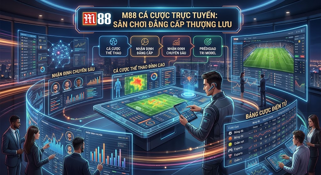 M88 Cá Cược Trực Tuyến: Sân Chơi Đẳng Cấp Thượng Lưu Cho Các Cược Thủ